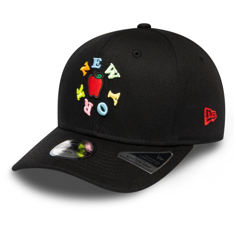 Gorras New Era 9fifty Negros - New Era New York Apple Kids 65120YNDL